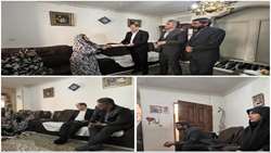 حضور در کنار خانواده معزز شهدا توفیق الهی برای مسئولان و خدمتگزاران نظام است