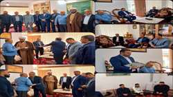 دیدار با جانباز سرافراز در سازمان جهاد کشاورزی استان مازندران