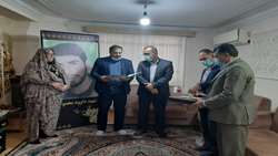 دیدار با خانواده شهدا در سازمان جهادکشاورزی استان مازندران