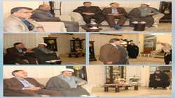 دیدار با خانواده شهید در سازمان جهادکشاورزی استان کردستان