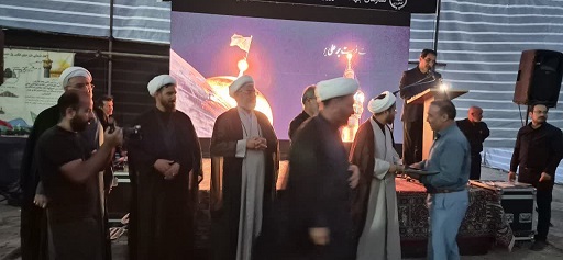 بازدید حجت الاسلام والمسلمین رحمانی مهر مدیرکل دفتر نماینده محترم ولی فقیه در وزارت جهاد کشاورزی از موکب «سنگرسازان بی سنگر»
